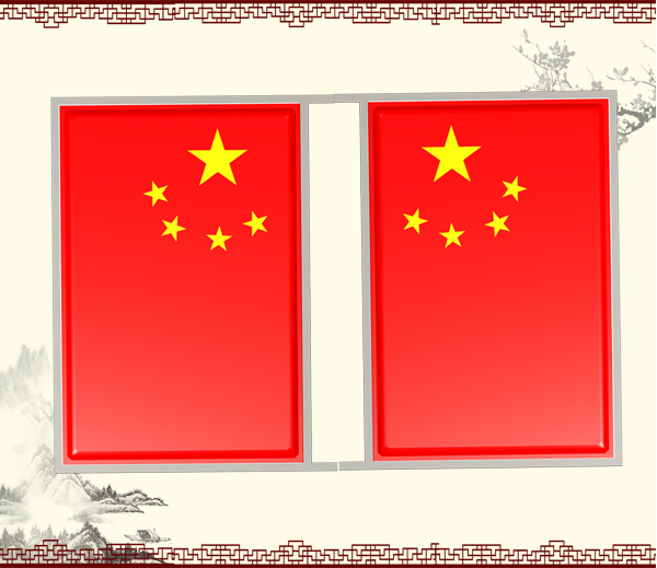 LED發(fā)光國旗景觀燈